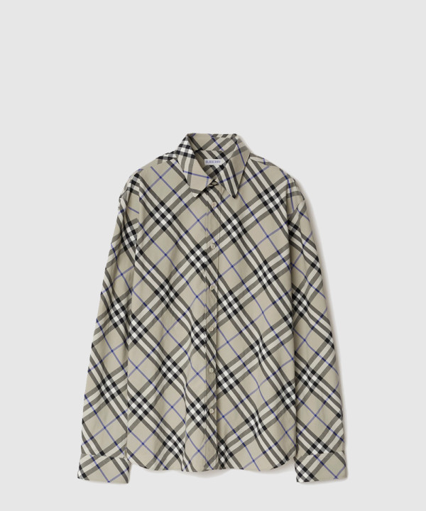 [BURBERRY-버버리]체크 코튼 셔츠 80876361