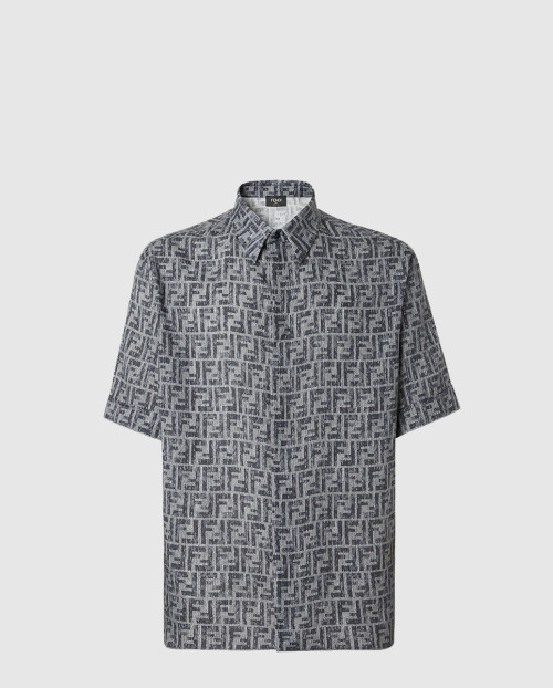 [BURBERRY-버버리]탑스티치 블루 FF 데님 셔츠 FS0795