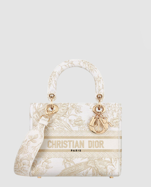 [DIOR-디올]레이디백 램스킨 미듐 M0565