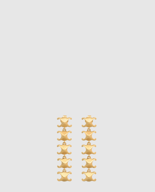 [CELINE-셀린느]트리옹프 스터드 롱 귀걸이 461FC6