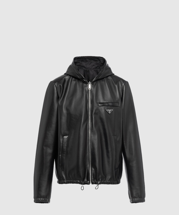 [PRADA-프라다]리버시블 나파 & 리-나일론 블루종 재킷 UPW281