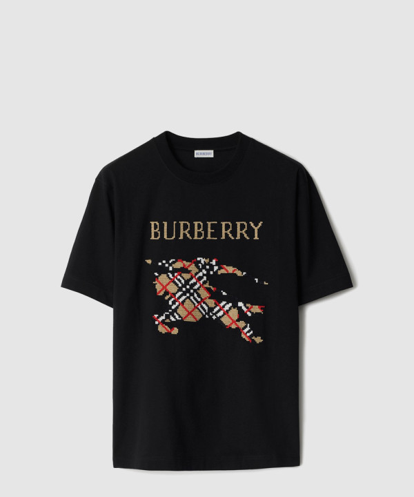 [BURBERRY-버버리]크로스 스티치 EKD​ 코튼 티셔츠 81090211