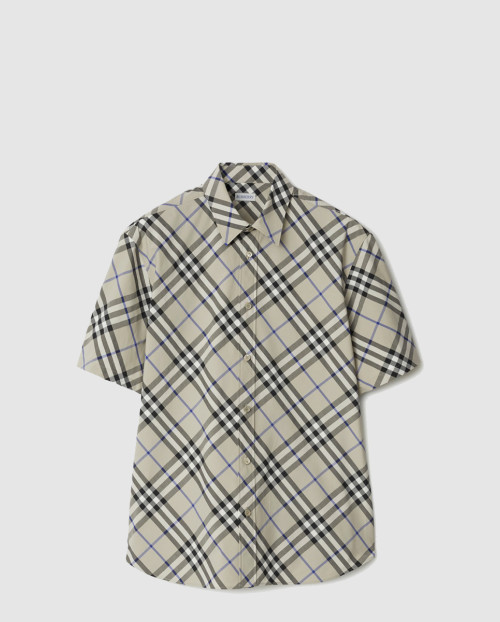 [BURBERRY-버버리]체크 코튼 셔츠 80876391
