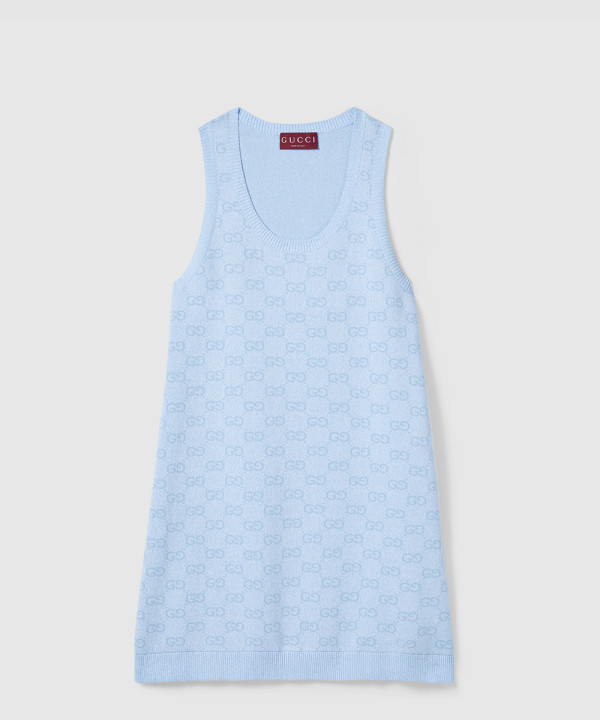 [GUCCI-구찌]GG 울 자카드 미니 드레스 786403