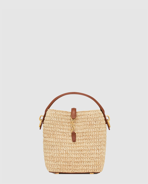 [SAINT LAURENT-생로랑]라피아 소재 le 37 미니 765870