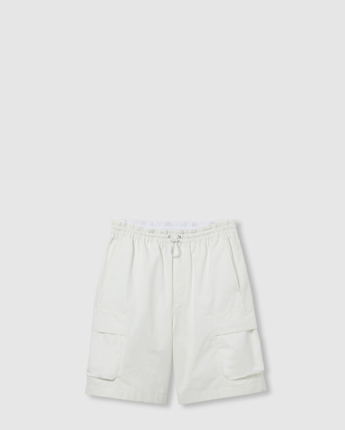 [GUCCI-구찌]테이프 핀젤이 있는 코튼 반바지 814620