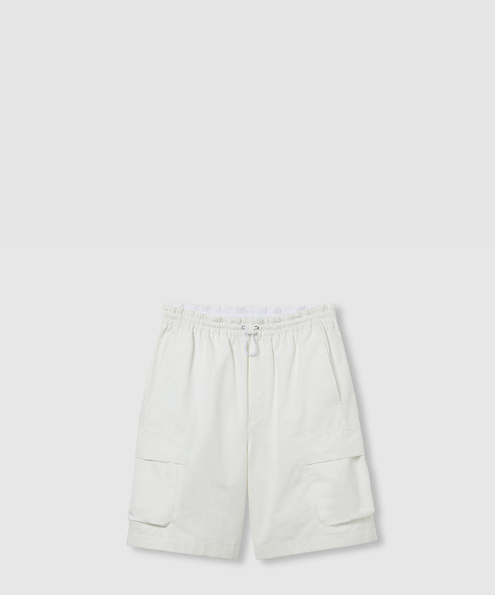 레플리카|이미테이션 gucci-구찌테이프-핀젤이-있는-코튼-반바지-814620