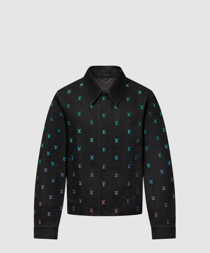 레플리카|이미테이션 louis-vuitton-루이비통블라종-그라디언트-엠브로이더드-데님-코치-재킷-1agteb