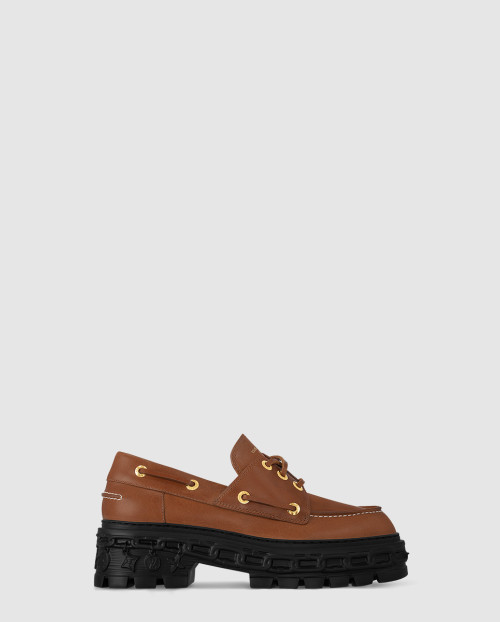 [LOUIS VUITTON-루이비통]LV 레코드 보트 슈즈 1ADAJW