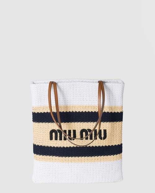 [MIUMIU-미우미우]크로셰 토트백 5BG248