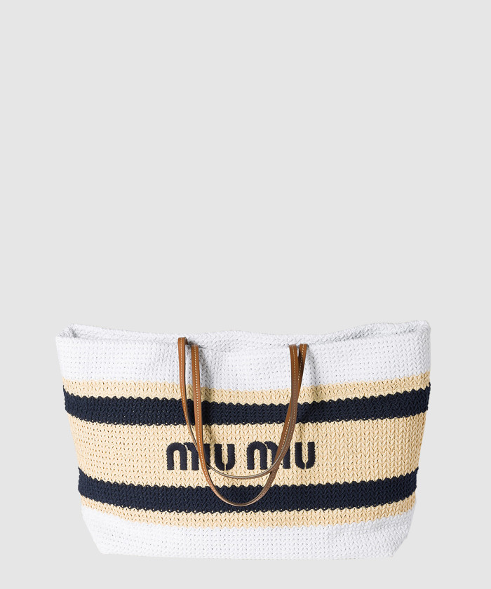 레플리카|이미테이션 miumiu-미우미우라피아-앤-코튼-토트백-5bg228-7