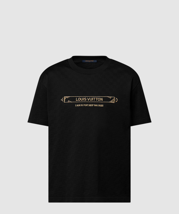 [LOUIS VUITTON-루이비통]엠벨리시드 다미에 피케 티셔츠 1AHW20