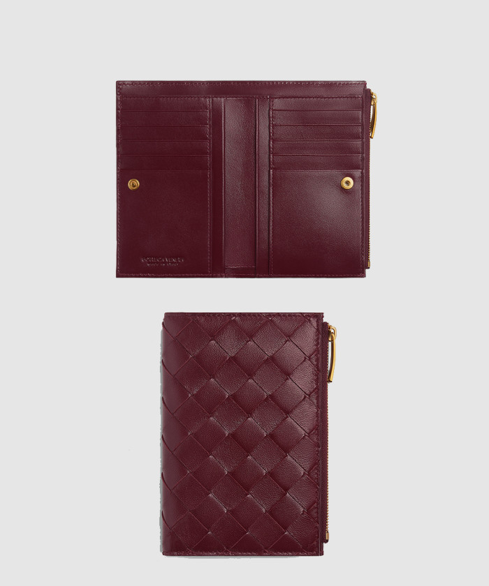 레플리카|이미테이션 bottega-보테가베네타미디엄-인트레치아토-폴더형-지퍼-지갑-749940-2