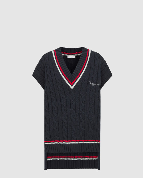 [DIOR-디올]Vibe 오버사이즈 스웨터 베스트 524T5