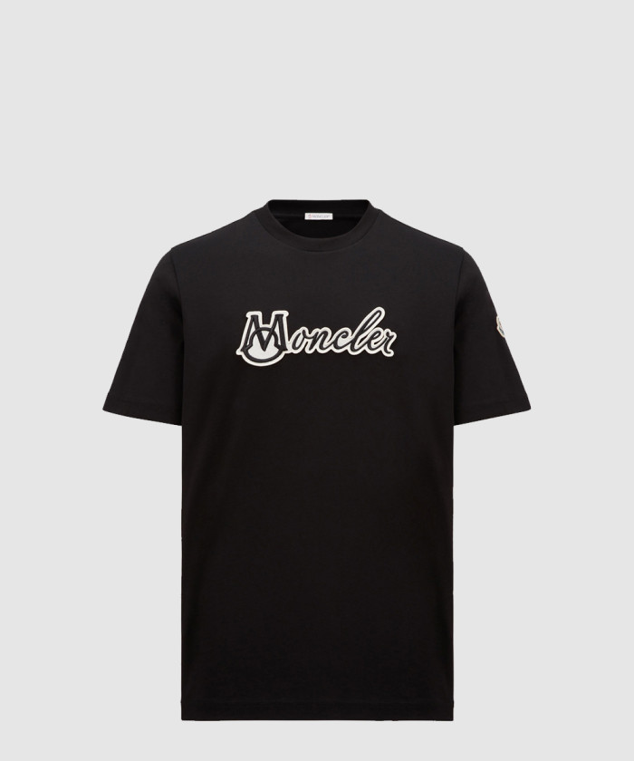 레플리카|이미테이션 moncler-몽클레어자수-바시티-로고-코튼-티셔츠