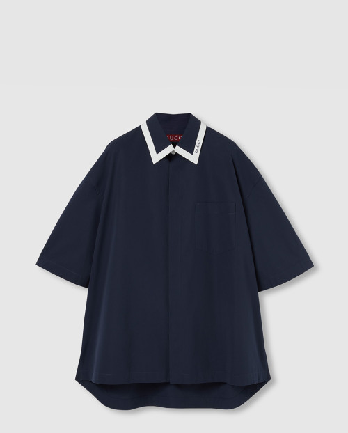 [GUCCI-구찌]코튼 포플린 셔츠 814704