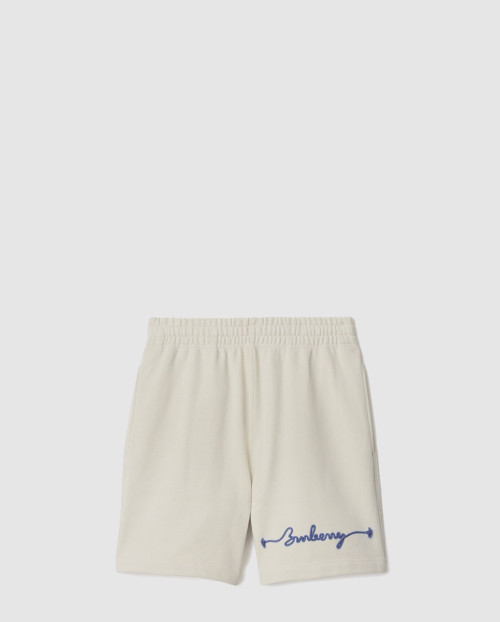 [BURBERRY-버버리]노트 로고 코튼 쇼츠 81091681