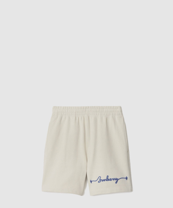 [BURBERRY-버버리]노트 로고 코튼 쇼츠 81091681