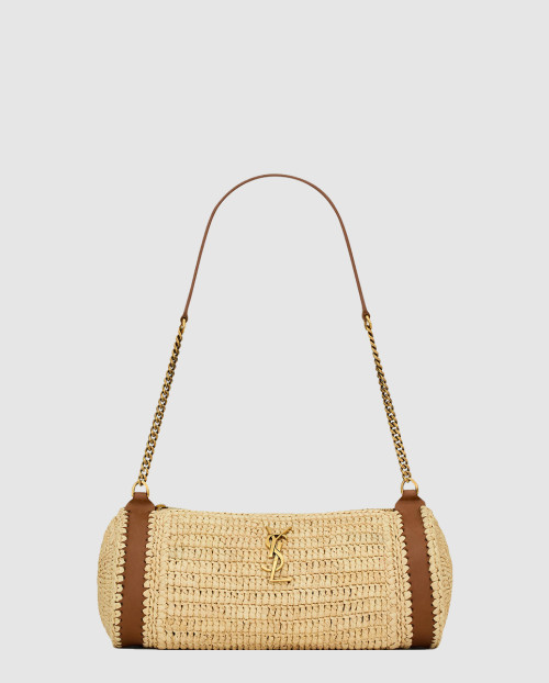 [SAINT LAURENT-생로랑]라피아 스몰 원통형백 744504