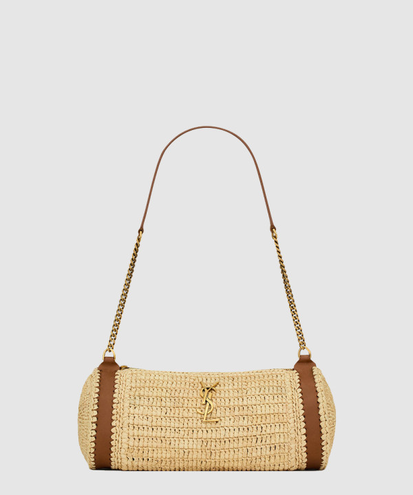 [SAINT LAURENT-생로랑]라피아 스몰 원통형백 744504