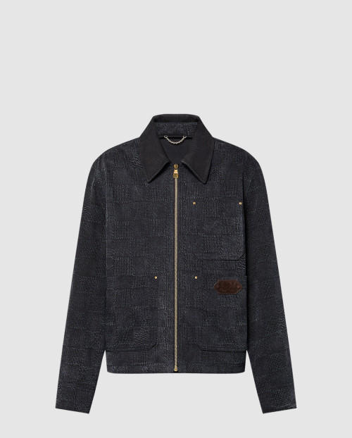 [LOUIS VUITTON-루이비통]다미에 워크웨어 코튼 블루종 1AFWJ2