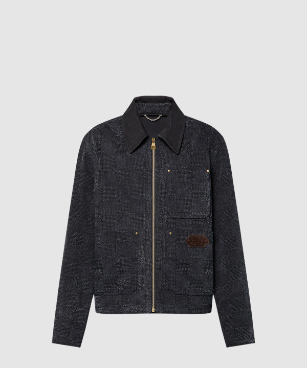 [LOUIS VUITTON-루이비통]다미에 워크웨어 코튼 블루종 1AFWJ2