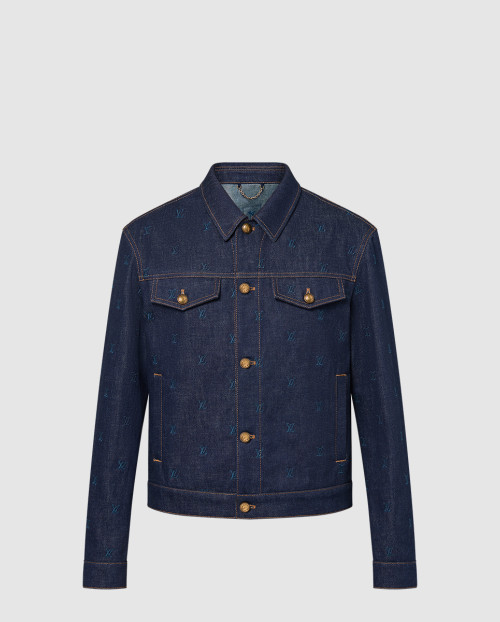 [LOUIS VUITTON-루이비통]엠브로이더드 데님 블루종 1AFYBZ