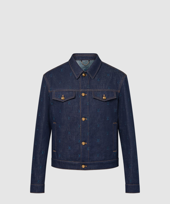 레플리카|이미테이션 louis-vuitton-루이비통엠브로이더드-데님-블루종-1afybz