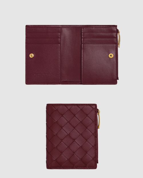 [BOTTEGA-보테가베네타]스몰 인트레치아토 폴더형 지갑 742330