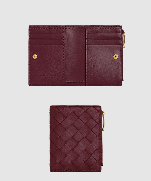 [BOTTEGA-보테가베네타]스몰 인트레치아토 폴더형 지갑 742330