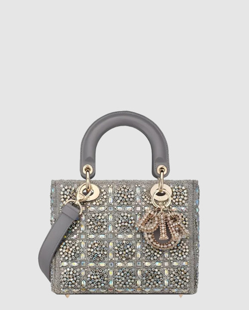 [DIOR-디올]레이디백 램스킨 스몰 M0531