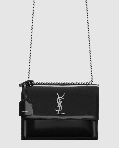 [SAINT LAURENT-생로랑]브러쉬드 가죽 소재의 sunset 미디엄 백 422906