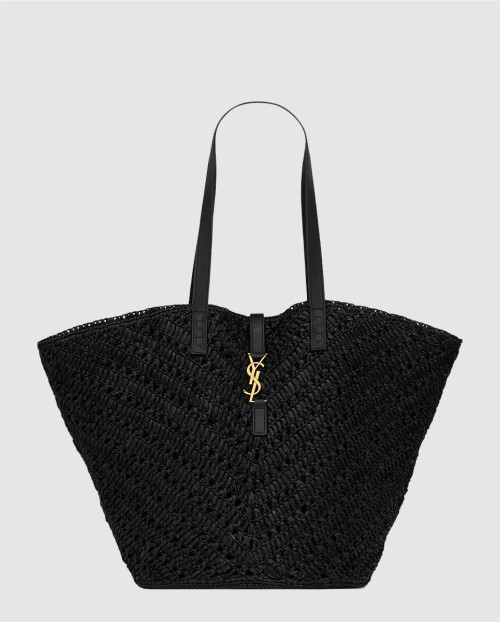 [SAINT LAURENT-생로랑]라피아 파니에 미디움 숄더백 740375