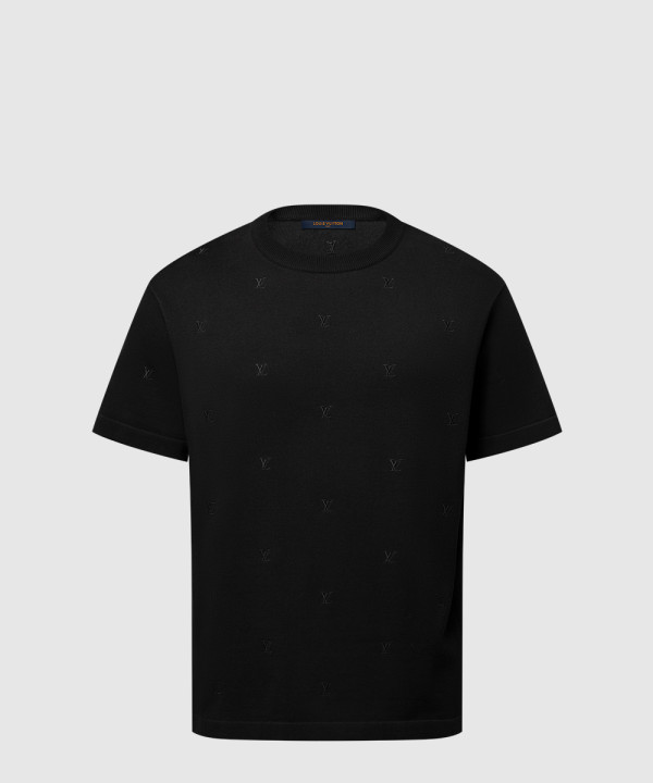 [LOUIS VUITTON-루이비통]블라종 엠브로이더드 쇼트 슬리브드 크루넥 1AHVPW