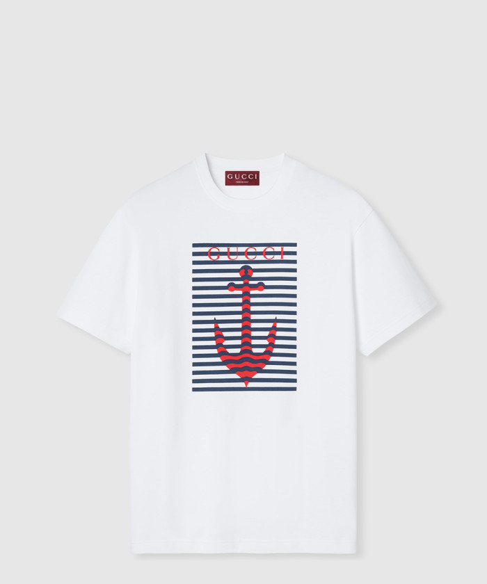 레플리카|이미테이션 gucci-구찌프린트-코튼-저지-티셔츠-796395-8