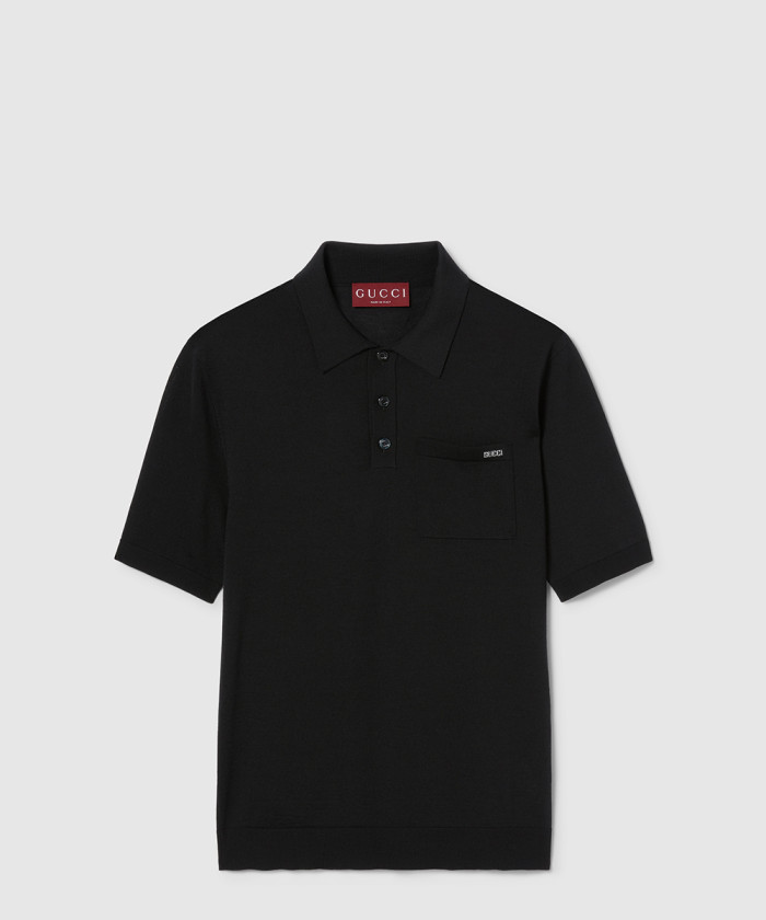 레플리카|이미테이션 gucci-구찌인타르시아-파인-울-니트-폴로-탑-824124