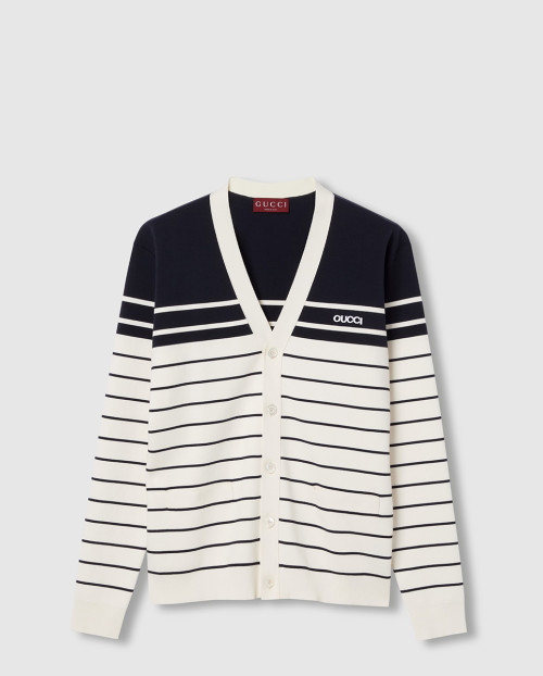 [GUCCI-구찌]자수 코튼 가디건 814877