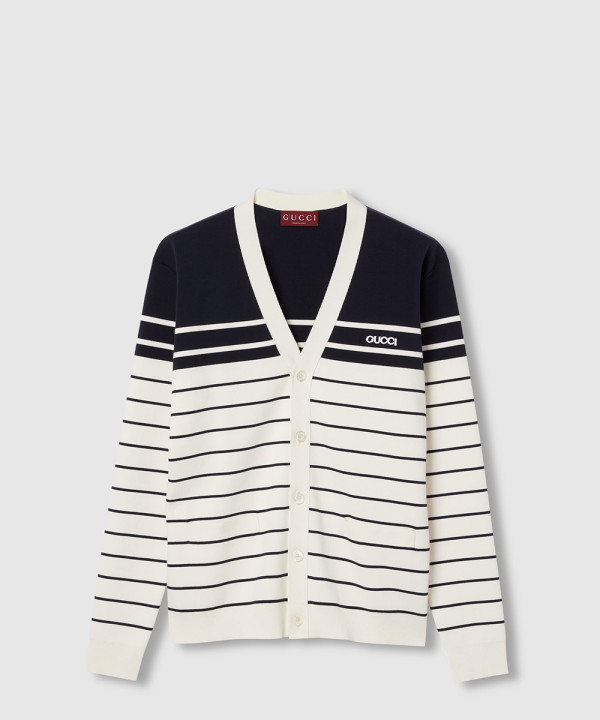 [GUCCI-구찌]자수 코튼 가디건 814877