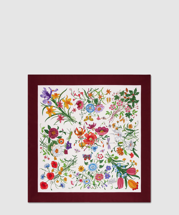 레플리카|이미테이션 gucci-구찌프린트-실크-트윌-까레-821061-1