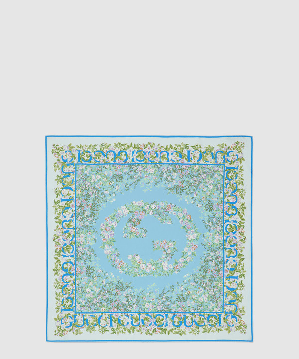 [GUCCI-구찌]프린트 실크 까레 783157