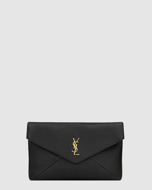 [SAINT LAURENT-생로랑]램스킨 소재의 cassandre 라지 envelope 파우치 769307