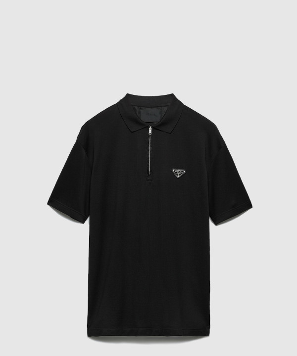 [PRADA-프라다]리나일론 디테일 피케 폴로 셔츠 UJN903