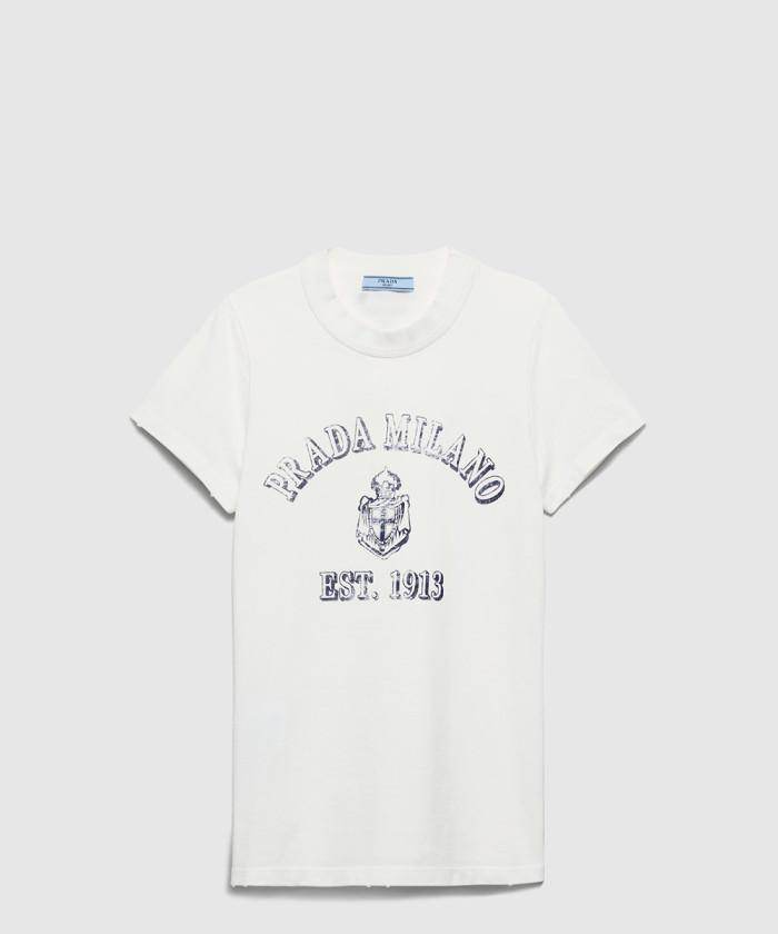 레플리카|이미테이션 prada-프라다프린트-저지-티셔츠-3557b-1