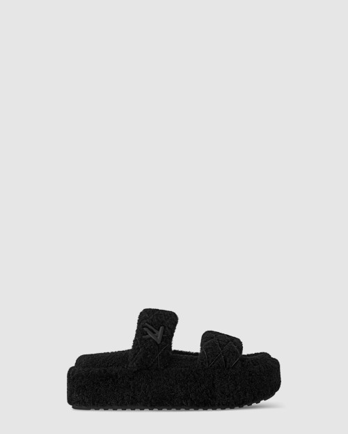 [LOUIS VUITTON-루이비통]LV 선셋 플랫폼 컴포트 플러시 슬리퍼 1ACTV2