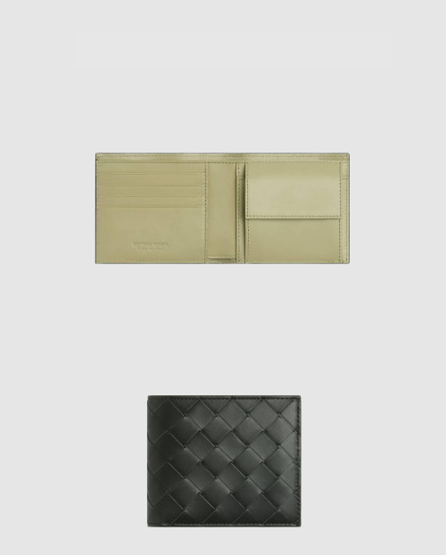 [BOTTEGA-보테가베네타]동전 지갑을 갖춘 인트레치아토 폴더형 지갑 749412