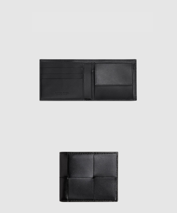 [BOTTEGA-보테가베네타]동전 지갑을 갖춘 카세트 폴더형 지갑 649605