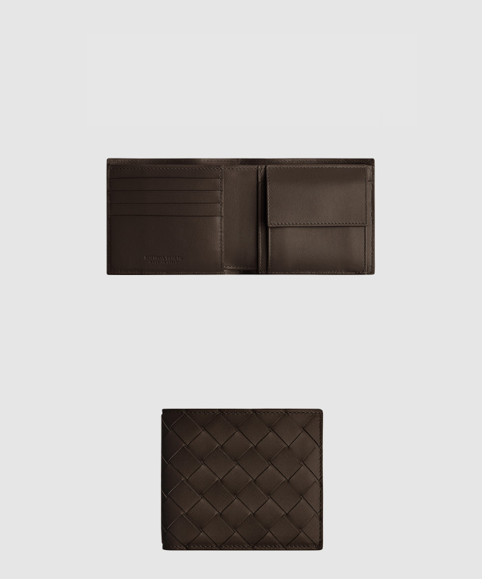 레플리카|이미테이션 bottega-보테가베네타동전-지갑을-갖춘-인트레치아토-폴더형-지갑-605722-3