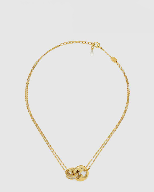 [GUCCI-구찌]블론디 시리즈 더블 체인 목걸이 837327