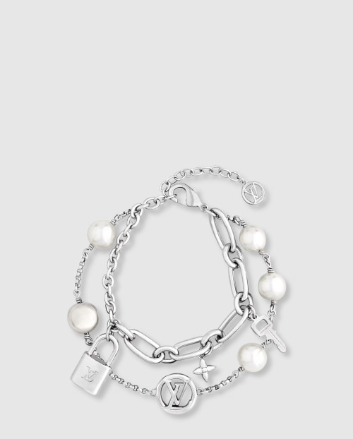 [LOUIS VUITTON-루이비통]LV 믹스 체인 팔찌 M1380A