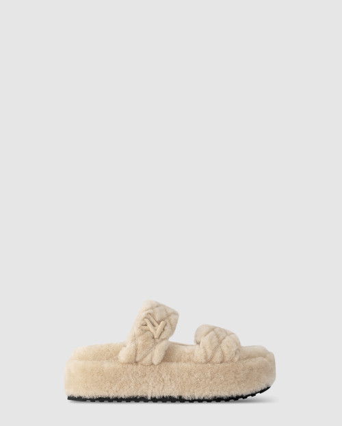 [LOUIS VUITTON-루이비통]LV 선셋 플랫폼 컴포트 플러시 슬리퍼 1ACTVD